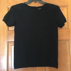 The Limited Short Sleeve Light Sweater Blk SZ S